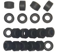 SSC Slot Cars Super Grip Lot de pneus de rechange pour voiture J Indy Modern F1 avant/arrière Compatible avec Scalextric Indy/F1 avant, etc. 9 mm de large (20 arrière)