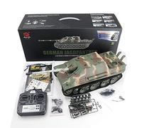 Ssccgym 3869 Char télécommandé allemand Jagdpanther Cheetah Heavy Anti-Tank Fighter Vehicle Professional Infrared Combat System 63 cm 1/16 Scale 7.0 Carte mère pour adultes (réservoir RC professionnel