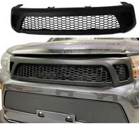 SSCOR Voiture Avant Calandre pour Toyota Hilux Revo 2016 2017 2018 2019,Pare Chocs Avant Centrale InféRieure Calandre,Capot Avant Protection Grilles,Maille Radiateur