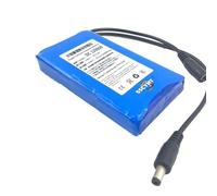 SSCYHT 12v9800mah, Batterie LiPo Rechargeable Portable 12 V CC 1,8 Ah 3 Ah 4,8 Ah 5,8 Ah 6,8 Ah 9,8 Ah pour vidéosurveillance, éclairage LED, Pompe à Eau et appareils électriques 12 Volts