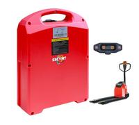 SSCYHT 24v40ah, Batterie pour transpalette électrique 24 V 20 Ah 30 Ah 40 Ah LiFePO4 pour kit de Secours de Chariot élévateur CBD15J-LI3