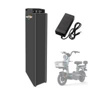 SSCYHT 2pins,48V10Ah, Batterie Lithium-ION Remplacement 48V 8Ah 10Ah 12,5Ah 15Ah Batterie intégrée et Amovible pour vélo électrique avec Moteur 250W à 750W avec connecteur à 2 ou 3 Broches