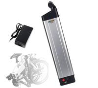 SSCYHT 36v10.5ah, Batterie vélo électrique Pliable 36V 7,8Ah 9Ah 9,6Ah 10,5Ah, Batterie au Lithium intégrée pour Moteur Scooter Pliable 0-378Wh avec Chargeur 42V 2A + BMS + poignée de Transport