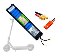 SSCYHT 36v7.8ah, Batterie pour Trottinette électrique 36 Volts, 36V 6,6Ah/7,8Ah/9Ah/10,5Ah Batterie Lithium-ION avec connecteurs JST et XT30 pour Trottinette Pliable M365 pièces de Rechange