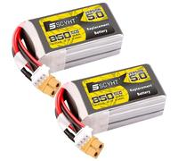 SSCYHT 3S 11,1 V Batterie Lipo 850 mAh Batterie Lithium 11,1 V Batteries de Drone 850 mAh Batteries Rechargeables pour Moteurs de Moins 9,44 W avec BMS,11.1v850mah xt60 2pack