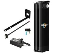 SSCYHT 48v18ah,4pin, Batterie Rechargeable pour vélo électrique 36 V/48 V 15,6 Ah 18 Ah 21 Ah, Type ALX 072, pour Moteurs de vélos pliants avec Port 2 Broches/4 Broches