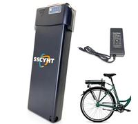 SSCYHT 48v7.8ah, Batterie Lithium de Remplacement 36 V 10,4 Ah 12,8 Ah 14 Ah pour Porte-Bagages arrière, 48 V 7,8 Ah 10,5 Ah pour vélo électrique Tout-Terrain 100 W 250 W 350 W 500 W