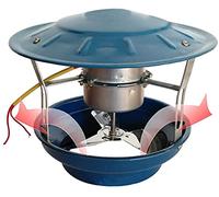 SSCYHT 50 W 3 Feuilles Ventilateur de Tirage Induit Domestique Cheminée d'Extraction Poêle à Fumée Extracteur Poussière Machine à Fumée d'Échappement