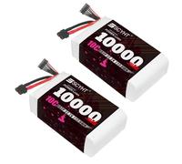 SSCYHT 6S 10 000 mAh Batterie Lipo XT60 Batterie Rechargeable 22,2 V Batteries Lithium 10 000 mAh Batteries Li-ION pour Moteurs 50 W - 222 W avec BMS,22.2v10000mah 2pack