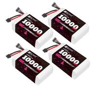 SSCYHT 6S 10 000 mAh Batterie Lipo XT60 Batterie Rechargeable 22,2 V Batteries Lithium 10 000 mAh Batteries Li-ION pour Moteurs 50 W - 222 W avec BMS,22.2v10000mah 4pack