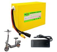 SSCYHT 6S Batterie au Lithium 22,2 V Batterie Trottinette électrique 13 Ah 20,8 Ah Batteries pour vélos électriques Batteries Rechargeables pour Motos et tricycles avec Port DC,22.2v26ah