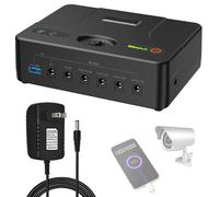 SSCYHT Batterie au Lithium 10,8 V Batterie Rechargeable 38 400 mAh 24 000 mAh 42 000 mAh Batterie de Secours Portable pour Lampe de Secours avec Chargeur et Port USB,10.8v42000mah