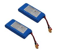 SSCYHT Batterie au Lithium 25,2 V Batterie Rechargeable 4 Ah 6 Ah Batteries de Remplacement 7S1P Batteries Hoverboard pour Moteur 50 W - 155 W avec Ports XT60 et JST,25.2v5ah 2pack