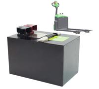 SSCYHT Batterie au Lithium 25,6 V Batterie LiFePO4 40 Ah Batteries Rechargeables Batteries Chariot élévateur pour LG15ET pour kit Moteur 250 W - 1100 W avec BMS et poignée