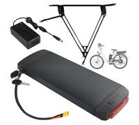 SSCYHT Batterie au Lithium 36 V 7,8 Ah 9 Ah Batterie de Remplacement 48 V Batteries Li-ION 36 V Batteries Porte-Bagages arrière avec Support pour Moteur 250 W à 400 W,48v7ah xt60