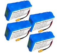 SSCYHT Batterie au Lithium 36 V Batterie pour Hoverboard 10S1P Batteries de Remplacement 2 Ah Batteries Rechargeable pour Trottinette, gyropode et Skateboard avec Port XT60,36v2ah 4pack