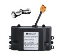SSCYHT Batterie au Lithium 36V Batterie Hoverboard 10S1P | Batteries skateboard électrique Piles rechargeables avec BMS, port XT60, Faible perméabilité à l'eau ABS + coque PC