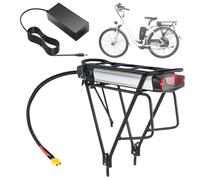 SSCYHT Batterie au Lithium 48 V 10 Ah 17,5 Ah Batterie de Remplacement Batteries Li-ION 36 V Batteries Porte-Bagages arrière avec Support pour Moteurs 200 W à 850 W,48v10ah xt60