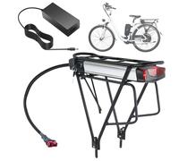 SSCYHT Batterie au Lithium 48 V 10 Ah 17,5 Ah Batterie de Remplacement Batteries Li-ION 36 V Batteries Porte-Bagages arrière avec Support pour Moteurs 200 W à 850 W,36v18ah t Plug