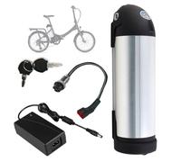 SSCYHT Batterie de Rechange 36 V 10,4 Ah Batterie Lithium 13 Ah 8 Ah 17,5 Ah Batteries Amovibles 9 Ah Batteries Li-ION Forme Bouteille avec Port 4 cœurs,36v16ah t Plug 420mm