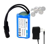 SSCYHT Batterie de Remplacement 12 V 3000 mAh 2500 mAh Batterie au Lithium 3S1P Batteries Rechargeables pour Alimentation Secours pour kit Moteur 30 W - 40 W avec Port CC,12v3000mah