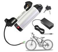 SSCYHT Batterie de Remplacement 36 V 10,4 Ah 16 Ah Batterie Lithium 24 V 13 Ah Batteries Bouteille 48 V Batteries Li-ION avec Chargeur pour Moteur 200 W - 650 W,24v15.6ah Bullet 330mm