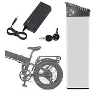 SSCYHT Batterie de Remplacement 36 V 10 Ah 12,5 Ah Batterie Lithium 48 V Batteries Li-ION Pack de Batteries dissimulé pour Moteur 250 W - 600 W avec Chargeur et Port 5 Trous,36v10ah