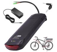 SSCYHT Batterie de Remplacement 36 V 10 Ah 16 Ah Batterie Lithium 48 V 14 Ah 8 Ah Batteries Li-ION 48 V Batteries Porte-Bagages arrière pour Moteurs 250 W à 700 W,48v12.8ah Bullet