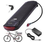 SSCYHT Batterie de Remplacement 36 V 10 Ah 16 Ah Batterie Lithium 48 V 14 Ah 8 Ah Batteries Li-ION 48 V Batteries Porte-Bagages arrière pour Moteurs 250 W à 700 W,36v17.5ah t Plug