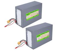 SSCYHT Batterie Li-ION 36 V Batterie de Remplacement 13,2 Ah Batteries Lithium 36 V Batteries pour Scooters électriques pour Moteurs 250 W à 475 W avec Ports JST et XT60,36v13.2ah 2pack