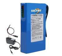 SSCYHT Batterie LiPo 12 V CC, 15 000 mAh, Rechargeable, pour appareils Photo/caméscopes sans Fil, lecteurs MP3, orgues électroniques et Lampes LED.