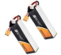 SSCYHT Batterie Lipo 4S 14,8 V 10 000 mAh 8 000 mAh Batterie Lithium 14,8 V Batteries Drone 10 000 mAh Batteries Rechange pour Moteurs 50 W - 150 W avec Port XT60,14.8v8000mah 2pack