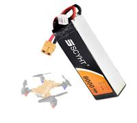 SSCYHT Batterie Lipo 4S 14,8 V 10 000 mAh 8 000 mAh Batterie Lithium 14,8 V Batteries Drone 10 000 mAh Batteries Rechange pour Moteurs 50 W - 150 W avec Port XT60,14.8v8000mah 1pack