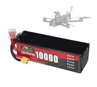 SSCYHT Batterie Lipo 6S 22,2 V 10 000 mAh 9 500 mAh 9 000 mAh Batterie Rechargeable 22,2 V Batteries Lithium pour Drone télécommandé avec Moteurs de 50 W à 220 W,22.2v10000mah 1pack