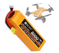 SSCYHT Batterie LiPo 6S 22,2 V Batterie Lithium 8000 mAh Batteries Li-ION 22,2 V Batteries de Remplacement pour Drones pour Moteurs Moins 180 W avec Port XH-6S,22.2v8000mah xt90 s 1pack