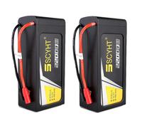 SSCYHT Batterie Lipo 6S 22000mAh 22,2V Batteries de Rechange 22Ah Batterie Lithium avec Ports XT150 et AS150 pour kit Moteur 250W - 488,4W,22.2v22000mah 2pack