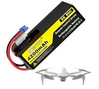 SSCYHT Batterie Lithium 22,2 V 6S Batterie LiPo 4200 mAh Batteries Li-ION 22,2 V Batteries Drone pour Avion modèle réduit pour kit Moteur 50 W - 100 W avec BMS,22.2v4200mah ec5