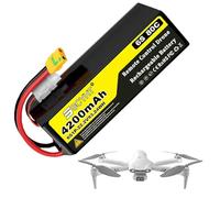 SSCYHT Batterie Lithium 22,2 V 6S Batterie LiPo 4200 mAh Batteries Li-ION 22,2 V Batteries Drone pour Avion modèle réduit pour kit Moteur 50 W - 100 W avec BMS,22.2v4200mah xt90 s