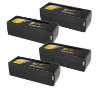 SSCYHT Batterie Lithium 22,2 V Batterie Rechargeable 12 000 mAh 6 S Batteries Lipo 12 Ah Batteries Li-ION avec Ports AS150 et XT150 pour kit Moteur 50 W - 270 W,22.2v12000mah 4pack