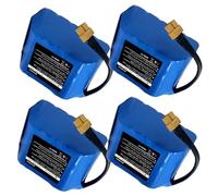 SSCYHT Batterie Lithium 25,2 V Batterie de Remplacement 4 Ah Batteries Li-ION 25,2 V Batteries pour Trottinette électrique avec Port XT60 pour kit Moteur Moins 100,8 W,25.2v4ah 4pack