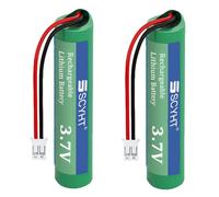 SSCYHT Batterie Lithium 3,7 V 2000 mAh 2300 mAh Batterie Rechargeable 3,7 V Batteries Li-ION avec Port XH et Port PH pour éclairage de Secours et radios,3.7v2000mah ph 2pack