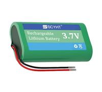 SSCYHT Batterie Lithium 3,7 V 4000 mAh 5200 mAh Batterie Rechargeable 3,7 V Batteries Lithium-ION pour Lampe Torche, Haut-Parleur Bluetooth, Microphone avec BMS,3.7v4000mah 1pack