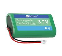 SSCYHT Batterie Lithium 3,7 V 4000 mAh 5200 mAh Batterie Rechargeable 3,7 V Batteries Lithium-ION pour Lampe Torche, Haut-Parleur Bluetooth, Microphone avec BMS,3.7v5200mah ph 1pack