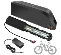 SSCYHT Batterie Lithium 36 V 10 Ah 15 Ah 17,5 Ah 13 Ah Batterie Amovible 36 V Batteries Li-ION Rechargeables avec Chargeur et Port 5 Broches pour Moteurs 250 W à 950 W,36v21ah t Plug