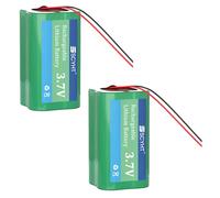 SSCYHT Batterie Lithium-ION 3,7 V 8000 mAh 9200 mAh Batteries Lithium 3,7 V Batterie Rechargeable pour Enceintes Bluetooth, Ventilateurs, Lampes de Poche avec BMS,3.7v8000mah 2pack
