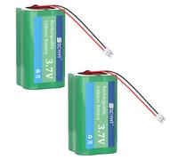 SSCYHT Batterie Lithium-ION 3,7 V 8000 mAh 9200 mAh Batteries Lithium 3,7 V Batterie Rechargeable pour Enceintes Bluetooth, Ventilateurs, Lampes de Poche avec BMS,3.7v9200mah ph 2pack