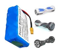 SSCYHT Batterie pour Hoverboard 10S1P Batterie au Lithium 36 V Batterie Rechargeable 2 Ah Batterie de Remplacement pour Hoverboard Carte de Protection BMS intégrée