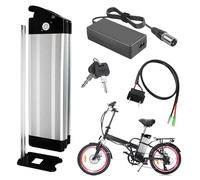 SSCYHT Batterie pour vélo électrique 24 V 36 V 48 V Batterie au Lithium Batteries vélos électriques Batteries Remplacement Circuit de Protection BMS intégré avec Chargeur,24v10ah 2pins