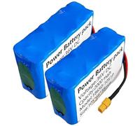 SSCYHT Batterie Rechargeable 36 V Batterie Lithium 36 V 2 Ah Batteries Hoverboard 10S1P Batteries Remplacement pour gyropode pour Moteurs 50 W à 75 W avec BMS et Port XT60,36v2ah 2pack