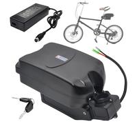 SSCYHT Batterie Remplacement 48 V 12 Ah Batterie au Lithium 36 V 10,4 Ah 13 Ah Batteries Li-ION Batteries en Forme Grenouille pour Moteur 250 W - 600 W avec Chargeur,36v10.4ah Bullet